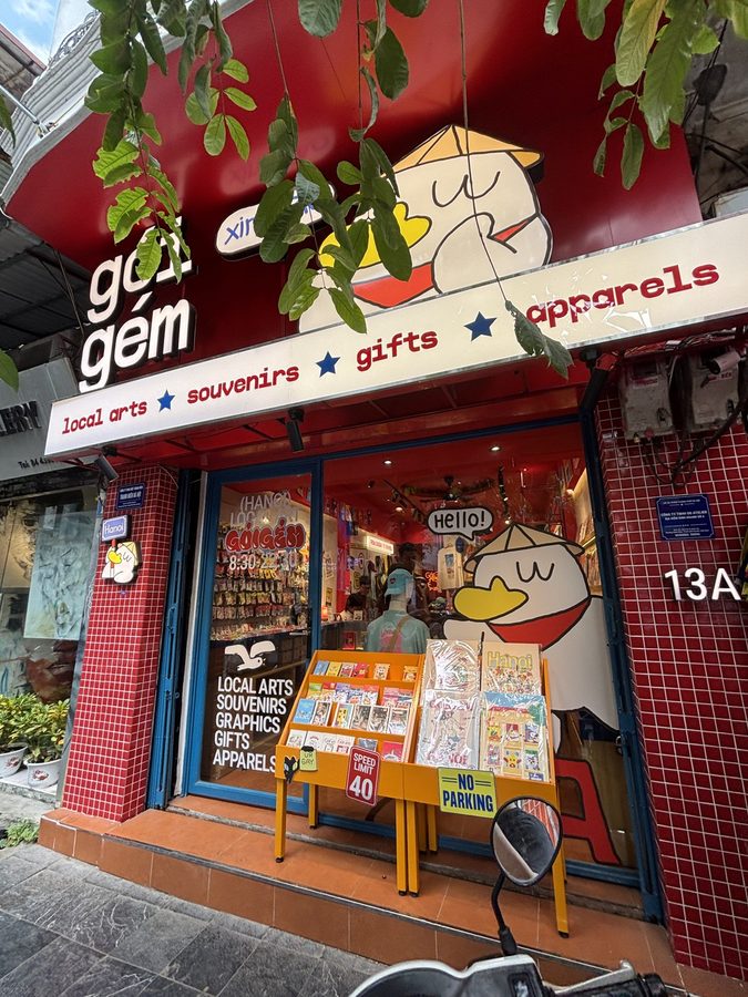 Gói Gém Creative Storeの店内・商品（ハノイ）