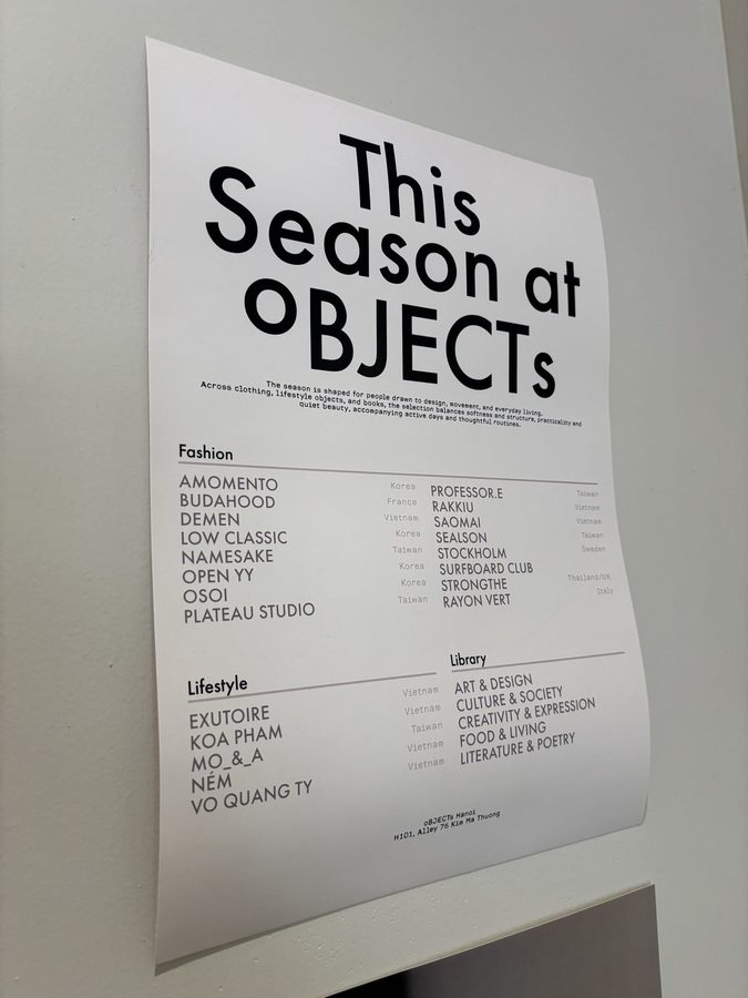 oBJECTsの店内・商品(ハノイ)